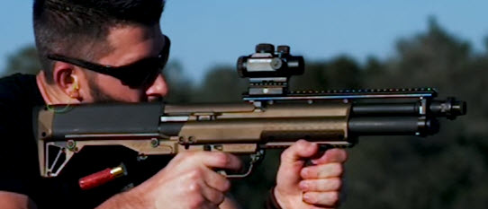 KSG Shotgun Outdoor Shooting Range